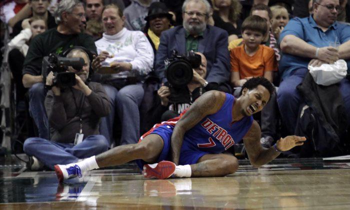Pistons Guard Brandon Jennings Out for 6-9 Months With Injury
