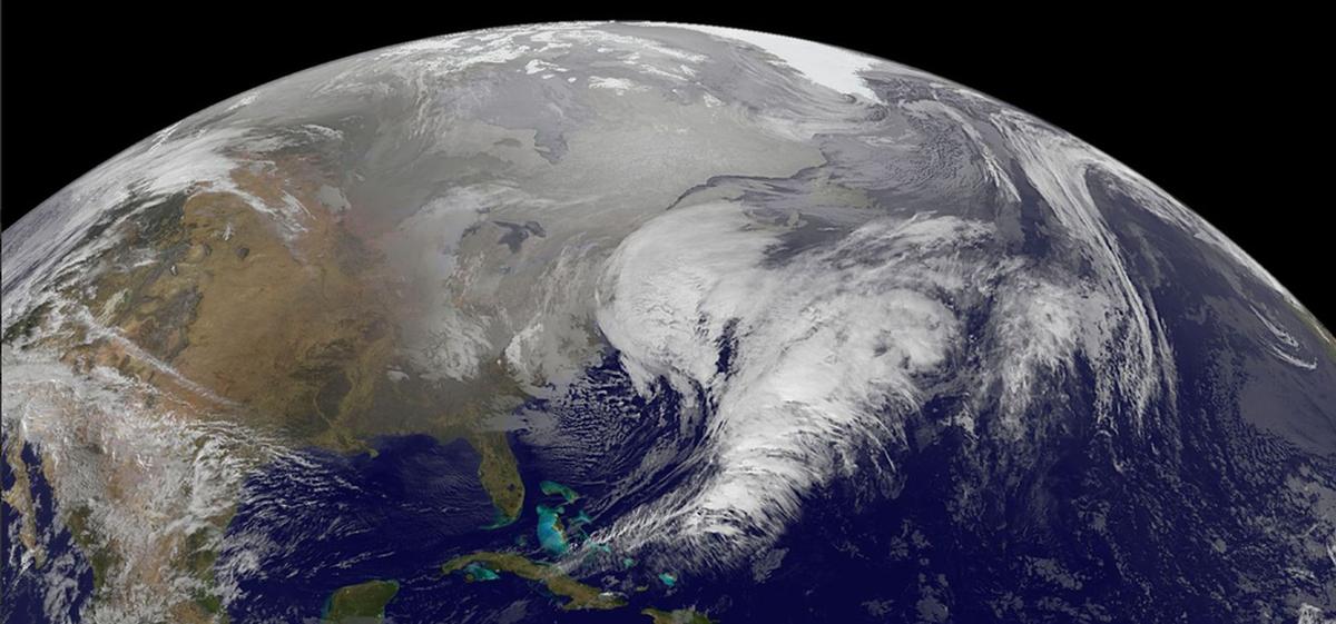 NASA Photo Shows NYC Snowstorm from Space