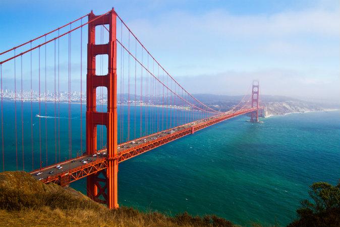 Golden Gate Bridge, San Francisco, California via Shutterstock*