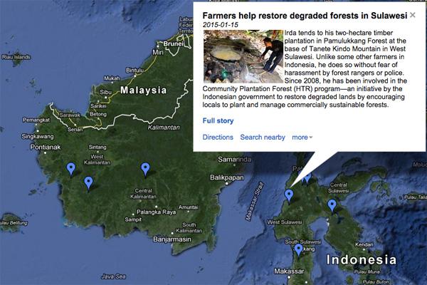 Communities Mapping Efforts for Forests in Indonesia