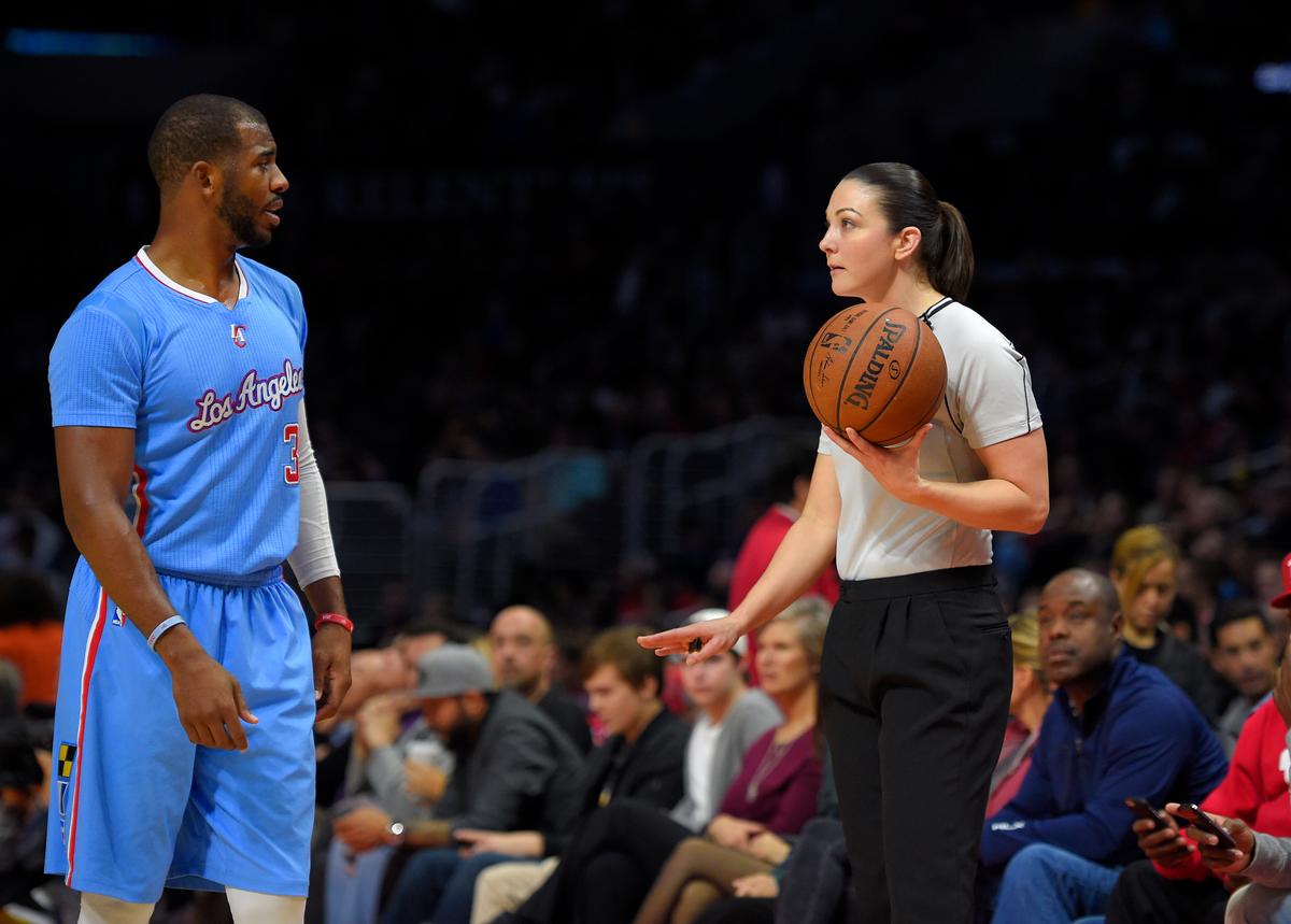 Lauren Holtkamp: Age, Bio, Facts for Female NBA Referee Chris Paul Criticized