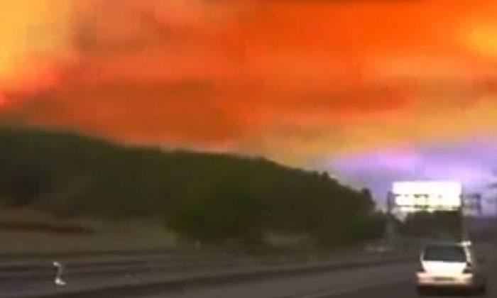 See Photos of Horrifying Orange Cloud After Chemical Explosion Near Barcelona