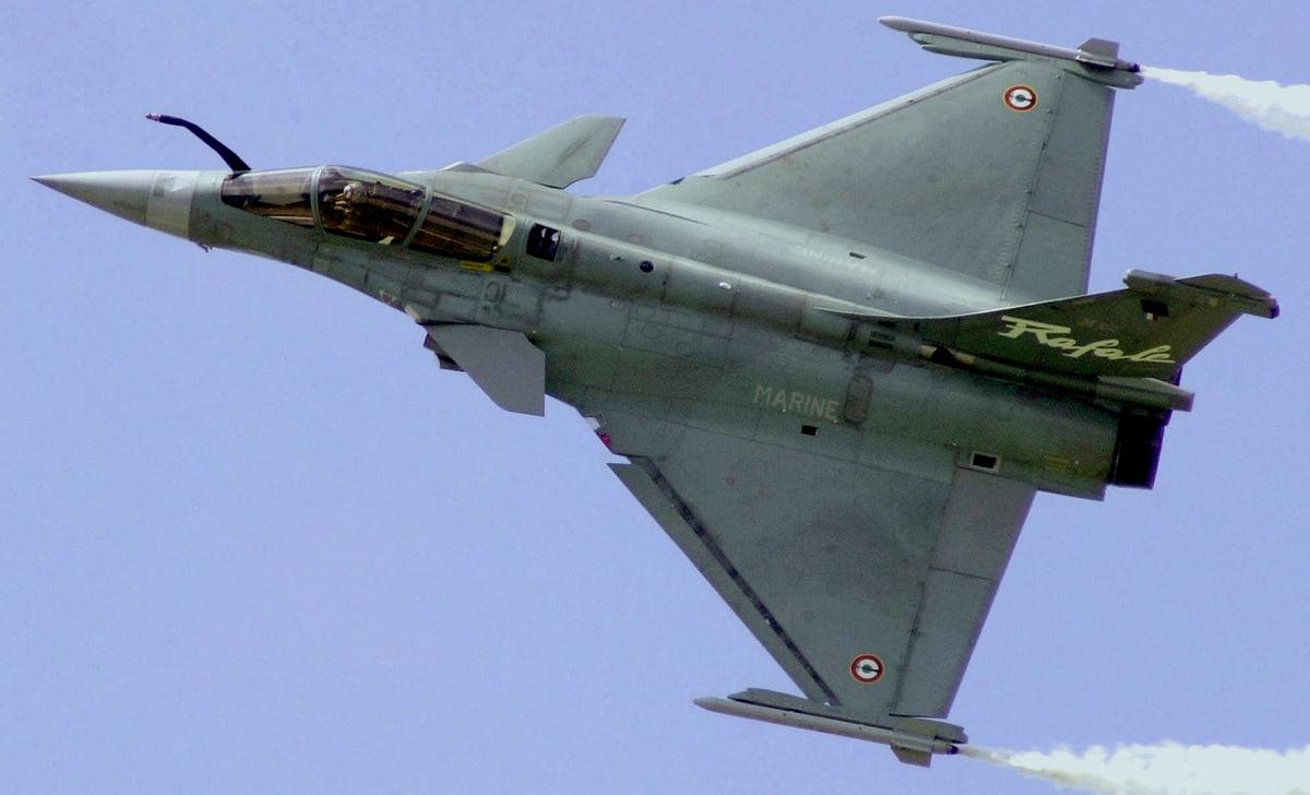 A French air force Rafale manufactured by France’s Dassault Aviation in this file photo. (AP Photo/Remy de la Mauviniere)
