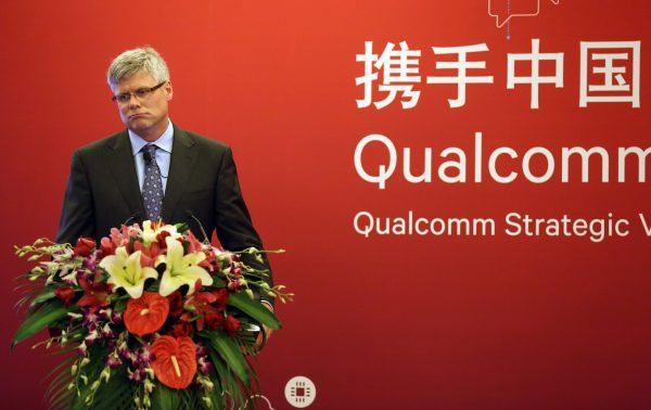Qualcomm CEO Steve Mollenkopf attends a press conference in Beijing, China on July 24, 2014.<br/>(ChinaFotoPress via Getty Images)