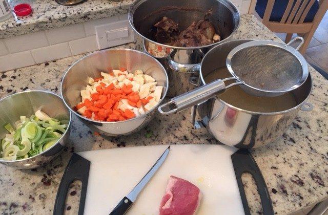 Welsh Lamb and Root Soup--a bone broth soup