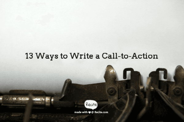 13 Ways to Write a Call-to-Action