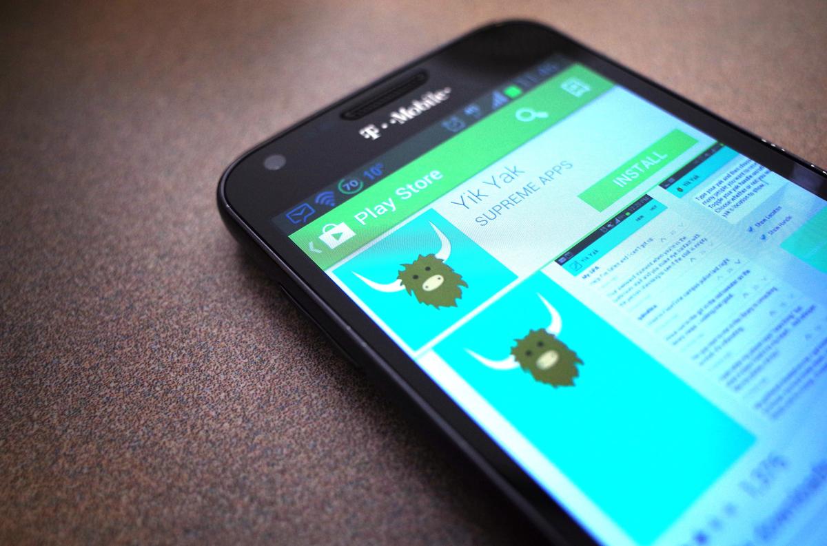 Yik Yak App Peels Away at College Students' Secret Thoughts