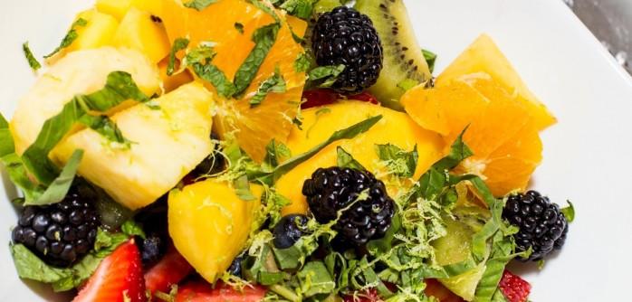 Recipe: Basil-Mint Fruit Salad and Sangria