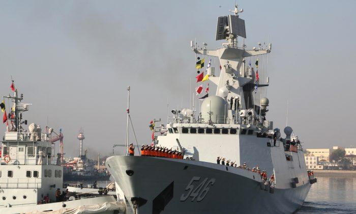 After Evacuation, China Stations Warships in North Africa