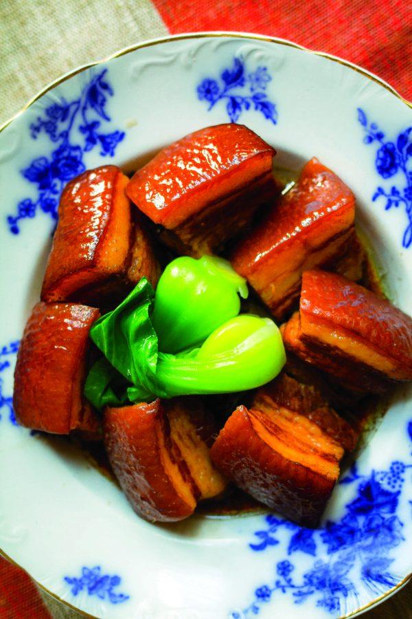Red-Braised Pork Belly. (Recipes and photography from THE FOOD OF TAIWAN by Cathy Erway. Copyright © 2015 by Cathy Erway. Photographs by Pete Lee, 2015. Used by permission of Houghton Mifflin Harcourt Publishing Company.)