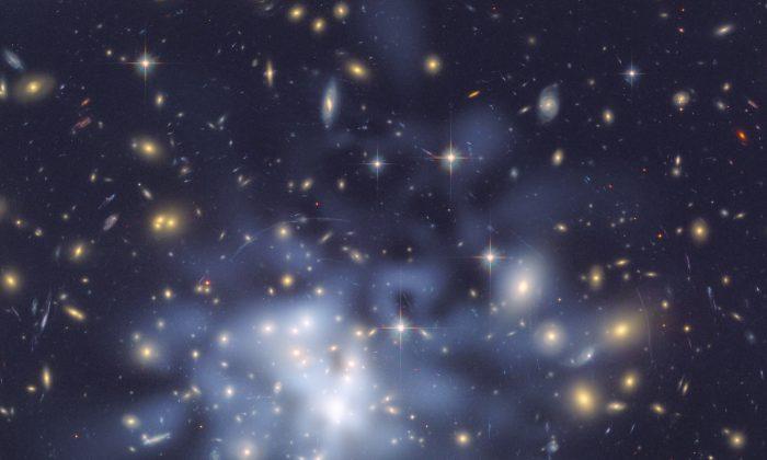 Revealed for the First Time: Map Sheds Light on Dark Matter That Binds the Universe Together
