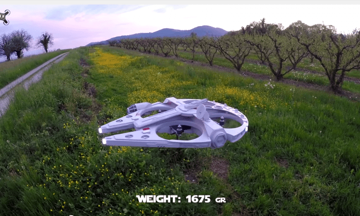 Someone Made a Drone Version of the Millennium Falcon