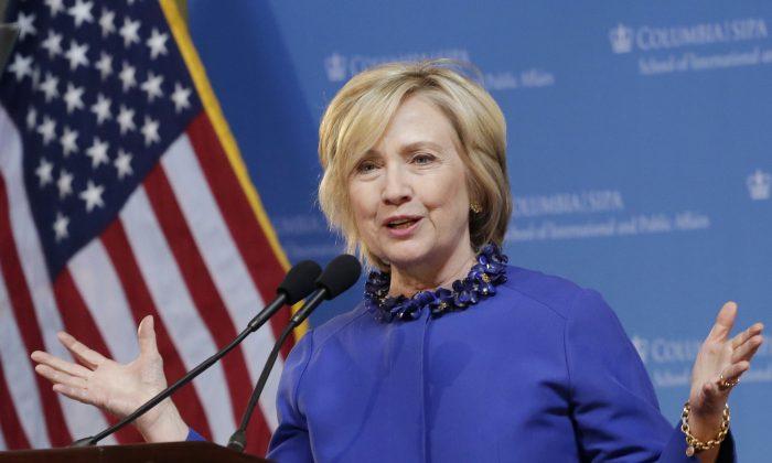 Hillary Clinton Says Prosperity Must Be Built, Shared by All