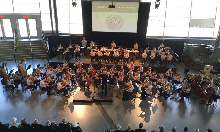 Dutch Youth Orchestra Plays for Canadian Vets