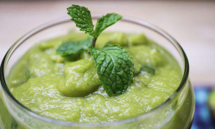 Chilled Avocado-Mint Soup