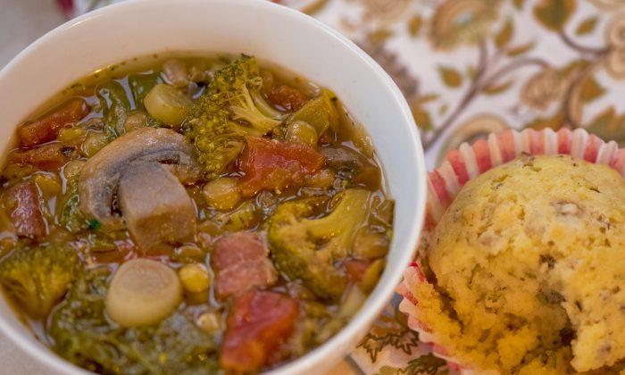 Lentil Soup With Bacon and Spinach
