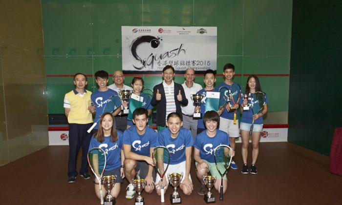 Annie and Leo Au Finish Top in Hong Kong Squash Championship 2015