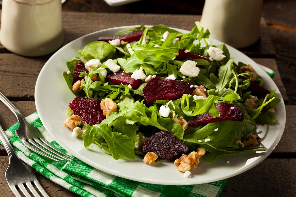 Beet Salad with Walnuts and Goat Cheese Recipe