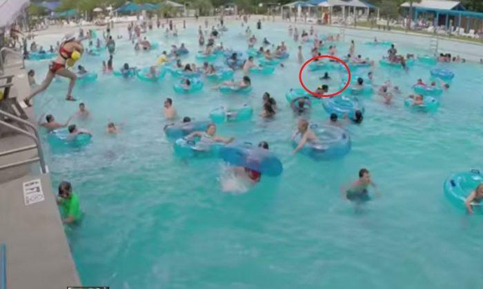 Lifeguard Sees What Nobody Else Saw in Crowded Pool