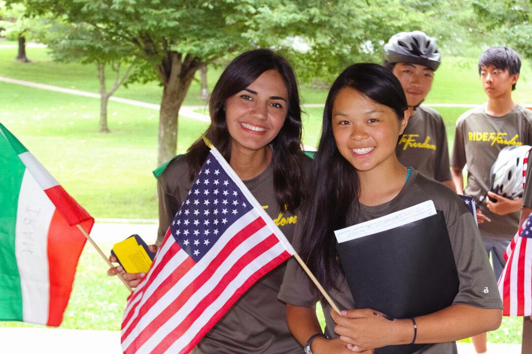 Iranian Rider in Ride2Freedom Champions Freedom