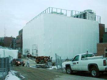 Shrink-Wrapping Buildings a Growing Trend