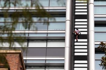 French Spiderman Strikes Sydney