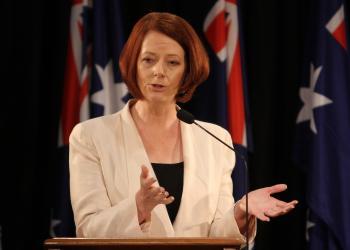 Julia Gillard, Australia’s PM, Busy on US Visit
