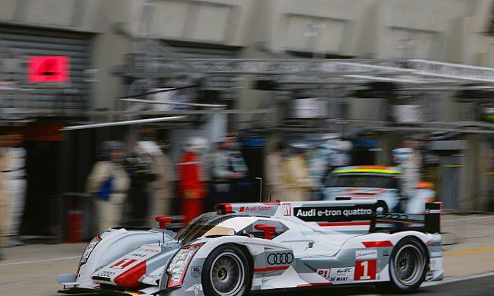 Audi 1–2–3 After Two Hours at Le Mans 24