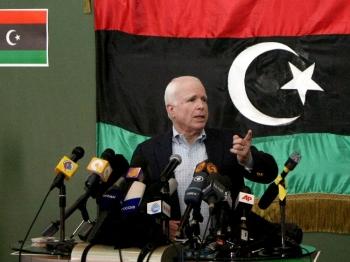 John McCain Praises Anti-Gadhafi Forces in Libya