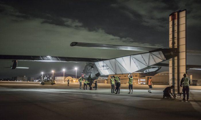 Solar Plane Grounded With Damaged Batteries After 4,000-Mile Flight