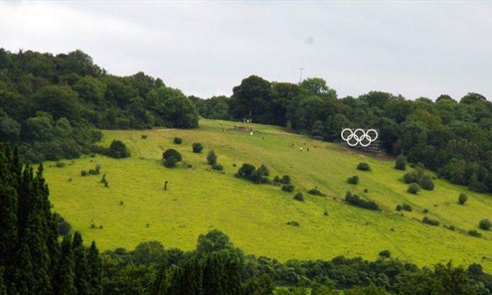 Eight Days to the Games, Surrey Gears Up With Olympic Rings