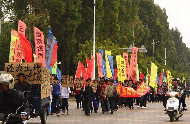 In China, 30 Mass Demonstrations in a Single Day