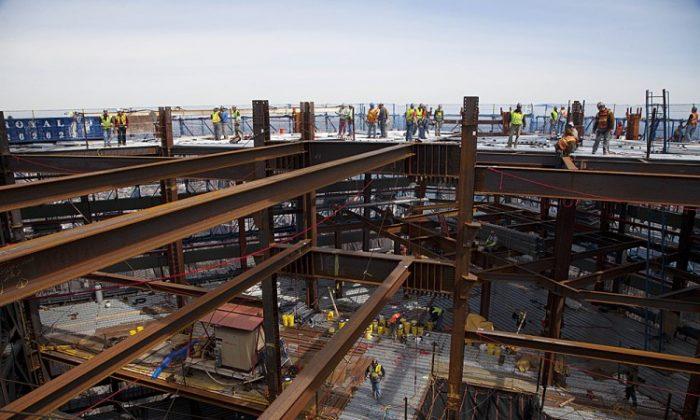 Construction Jobs Down, Wages Up