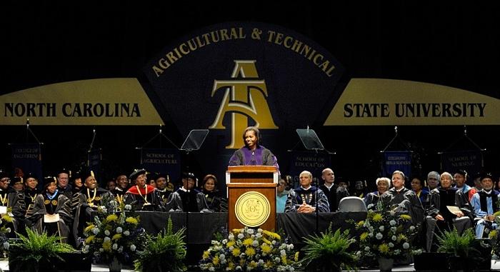 Michelle Obama Speaks At NC Agricultural and Technical State Univ. Commencement