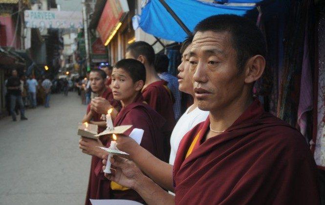 Tibetan Monk Beaten Severely for Solitary Protest