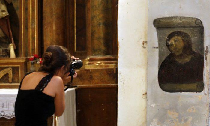Woman Who Ruined Spanish Fresco Wants Payment