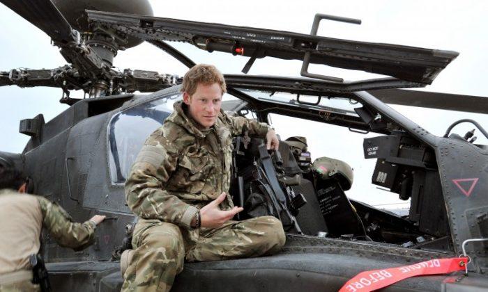 Prince Harry Said He Fired on Insurgents in Afghanistan