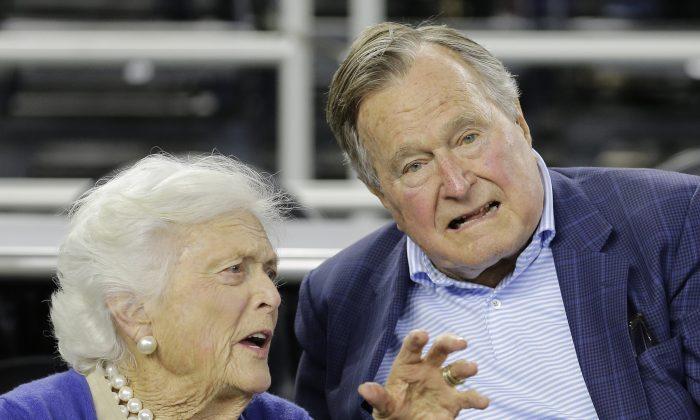 Former President George H.W. Bush, Wife Barbara Hospitalized