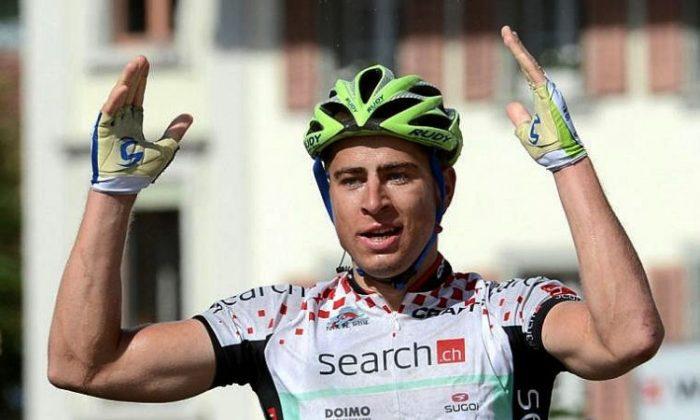 Sagan Skids to a Tour de Suisse Stage Three Win