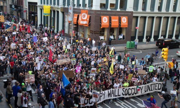 Protesters Occupy New York City