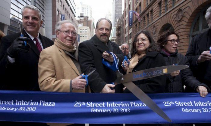 Baruch Students Ecstatic About New Pedestrian Plaza in NYC