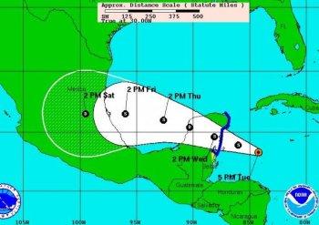 Mexico, Belize Brace for Tropical Storm Karl