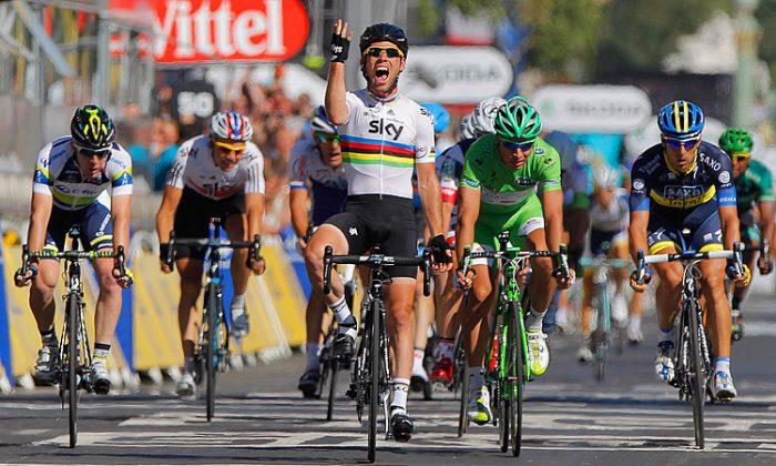 Cavendish Wins Tour de France Stage 20, Sky Teammates Wiggins, Froome 1–2 Overall