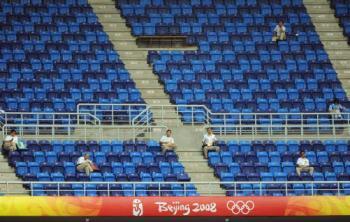 Paranoia Keeps Stands Empty at Beijing Olympics