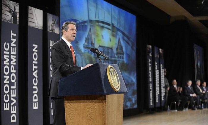 NY Gov. Cuomo Gives Bold State of the State