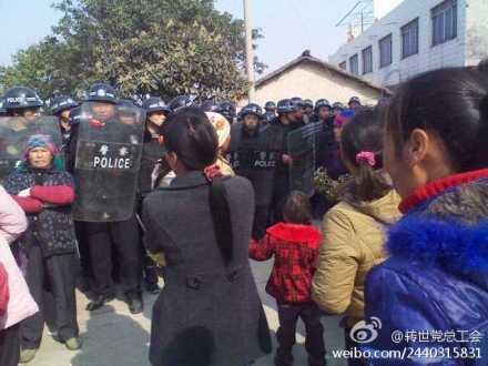 Small Chinese Village Razed by 3,000 Police