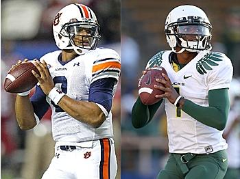 Auburn and Oregon’s First Meeting is in BCS National Championship