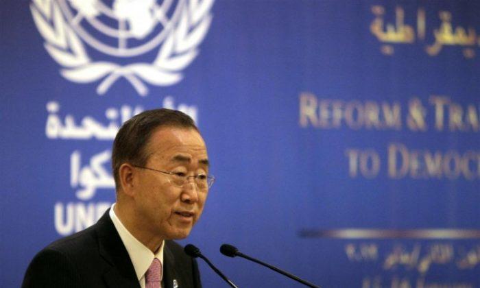 UN Chief to Make Visit Amid Israel-Palestinian Tensions