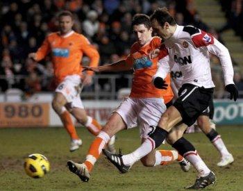 Blackpool Almost Secure Historic Victory Over Manchester United