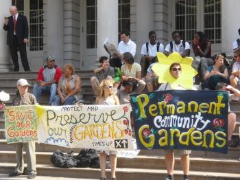 Community Garden Advocates Demand Permanent Protection for Their Gardens